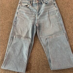 American Eagle Outfitters Sky Blue Straight Leg Jeans